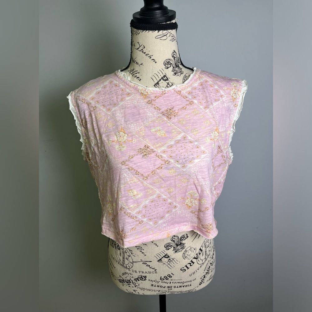 loveshackfancy ismay top pop of pink nwt size L